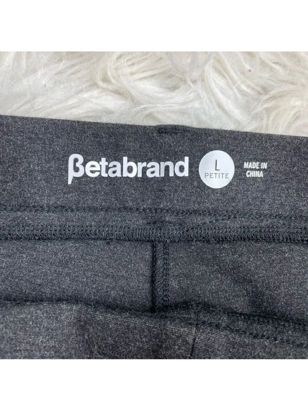 Betabrand Bootcut Grey Yoga High-Rise Stretch Pants